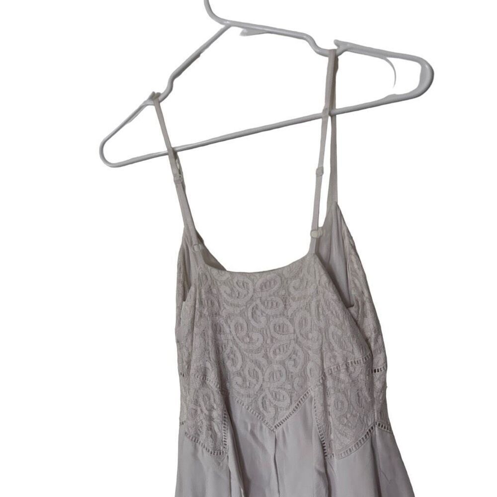 BB Dakota by Jack Rayon Kitka Spaghetti Straps Lace Dress White Size Small - Picture 3 of 8